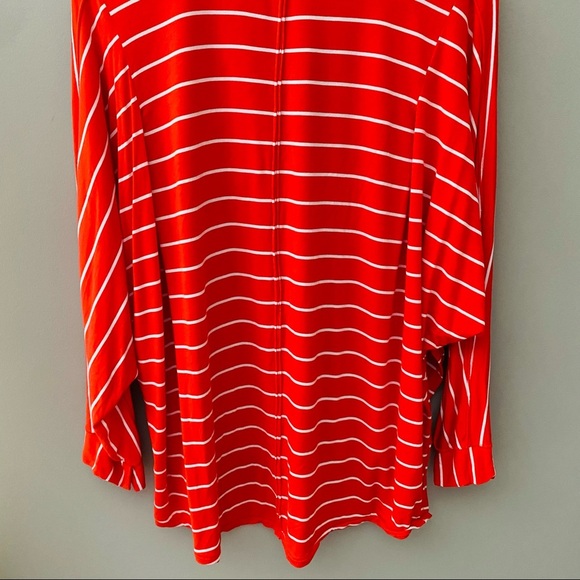 Free People Can't Fool Me Striped Top Red Sz Small - Picture 6 of 9
